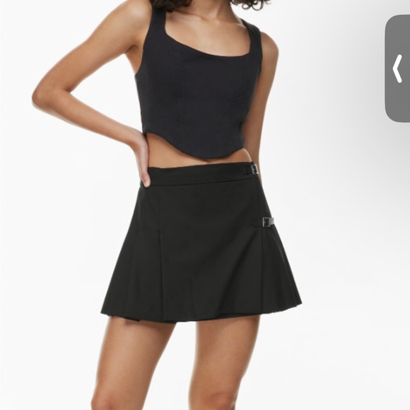 Sunday Best Black Structured Cotton Bustier Corset Crop Top - Picture 7 of 7